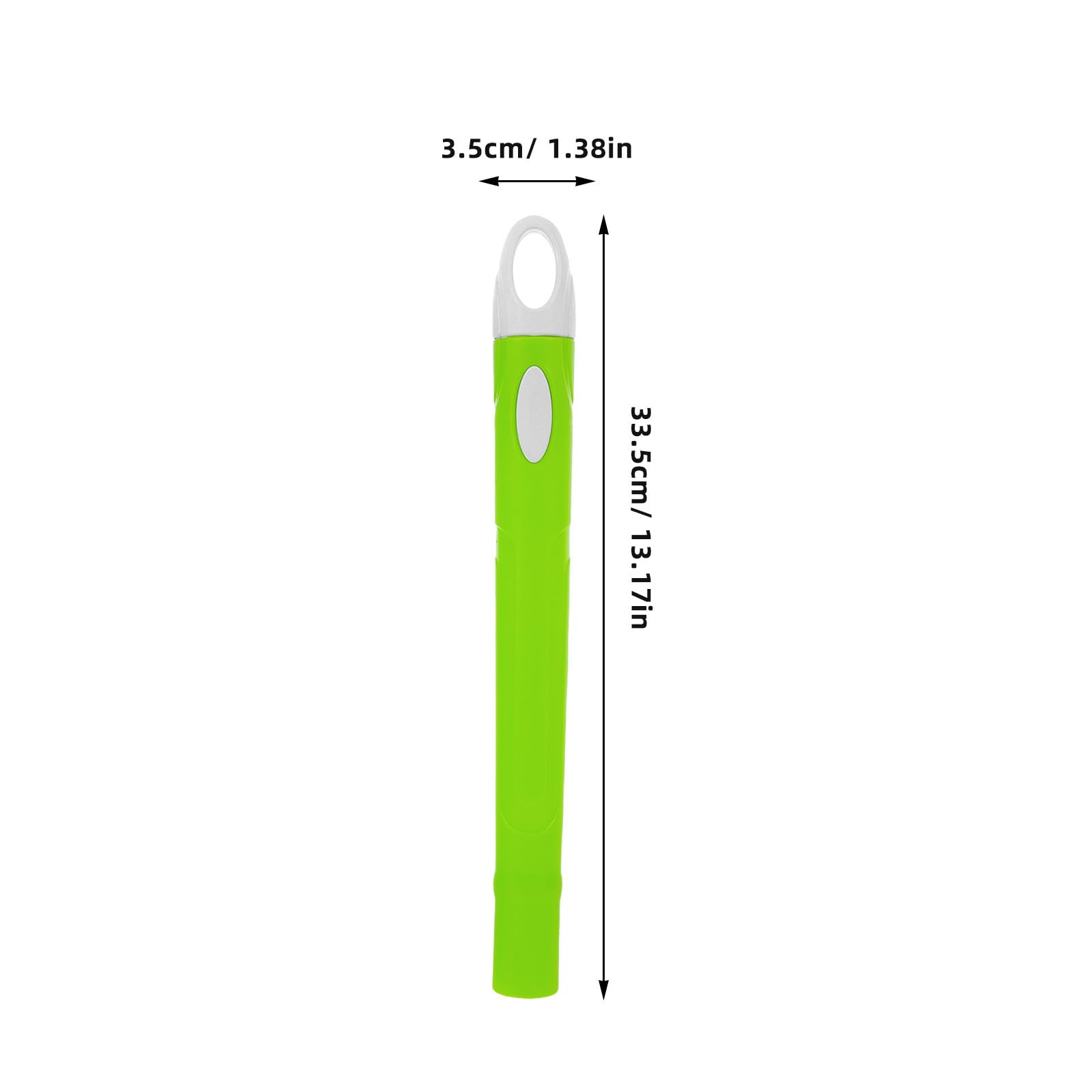 2pcs Broom Handle Grip Replacement Mop Handle End Caps Stainless Steel Extended Rods for Floor Cleaning Indoor Sweeping with Hanging Function
