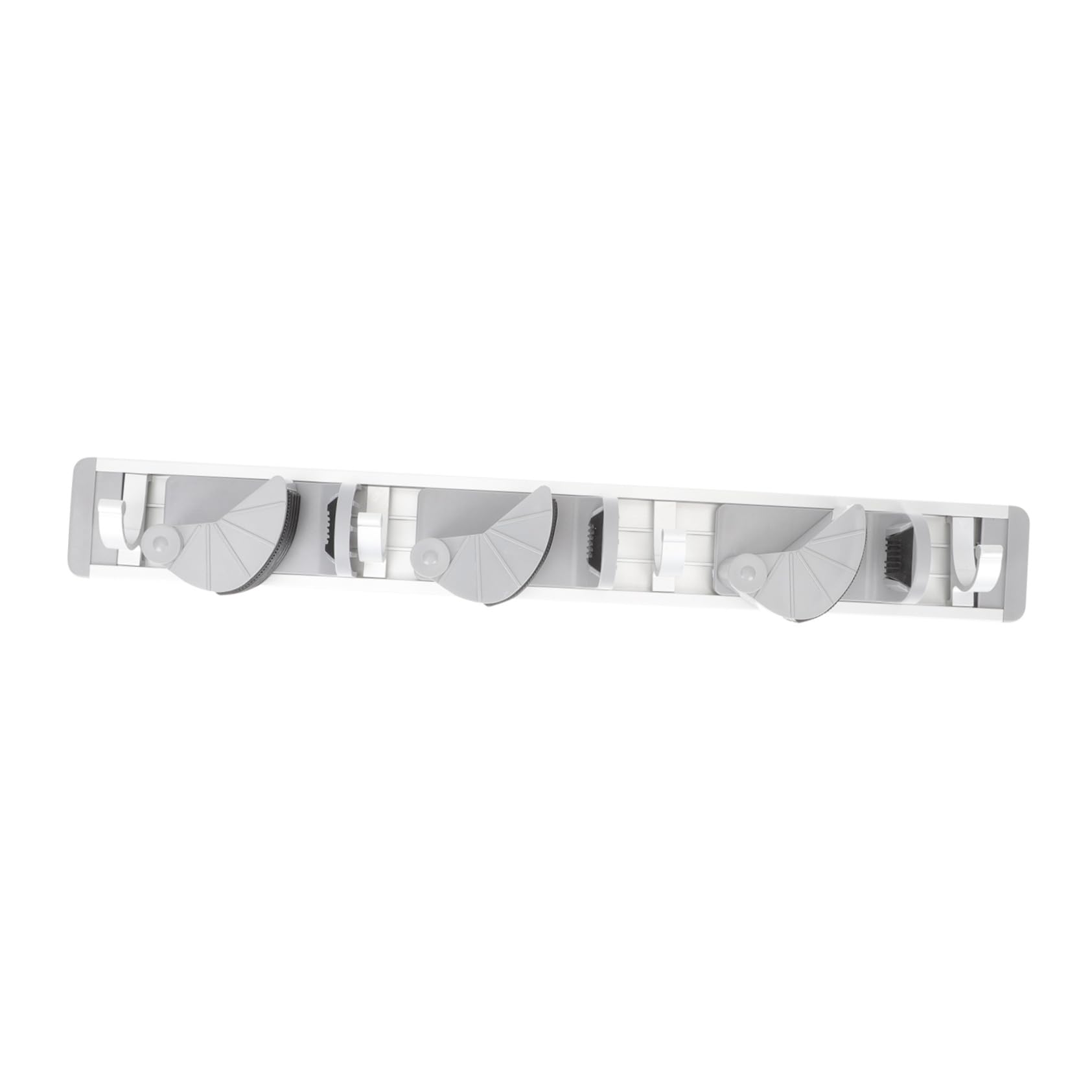 Aluminum Wall Mounted Broom Gripper Mop Holder for Cleaning Supplies Garden Tool Organizer