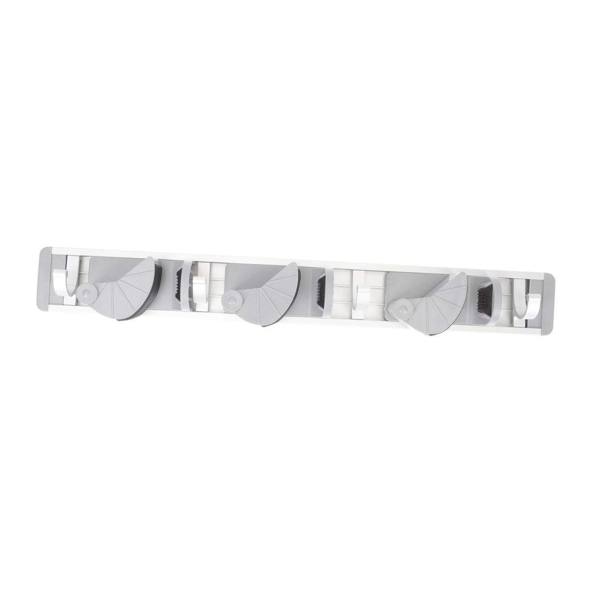 Aluminum Wall Mounted Broom Gripper Mop Holder for Cleaning Supplies Garden Tool Organizer
