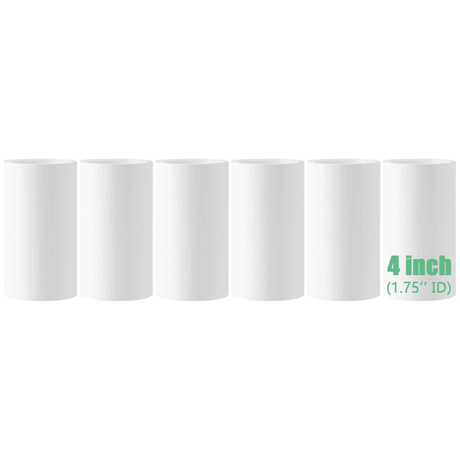 4 inch Lint Roller Refills for Scotch Brite Lint Roller Replacement Refills for Pet Hair Extra Sticky Everyday Clean Lint Remover Refills 6 Pack 60 Sheets per Roll Total 360 Sheets (360 Count)