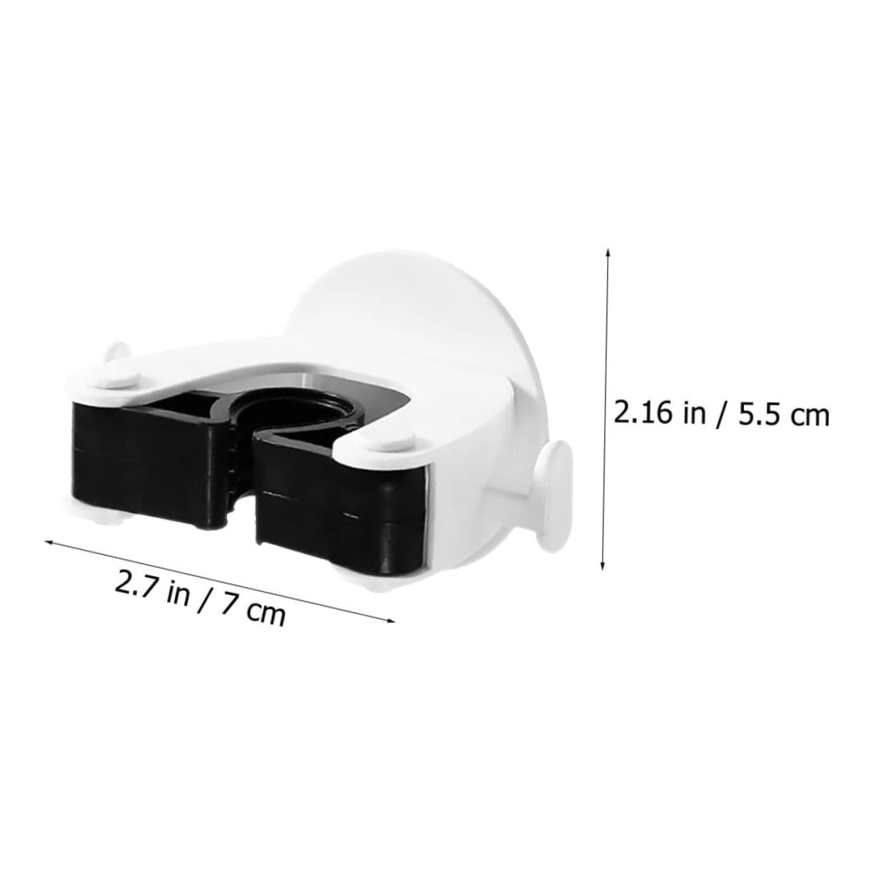 4pcs Wall Mounted Mop Holder Broom Hanger Mop Clip for Easy Installation Multi