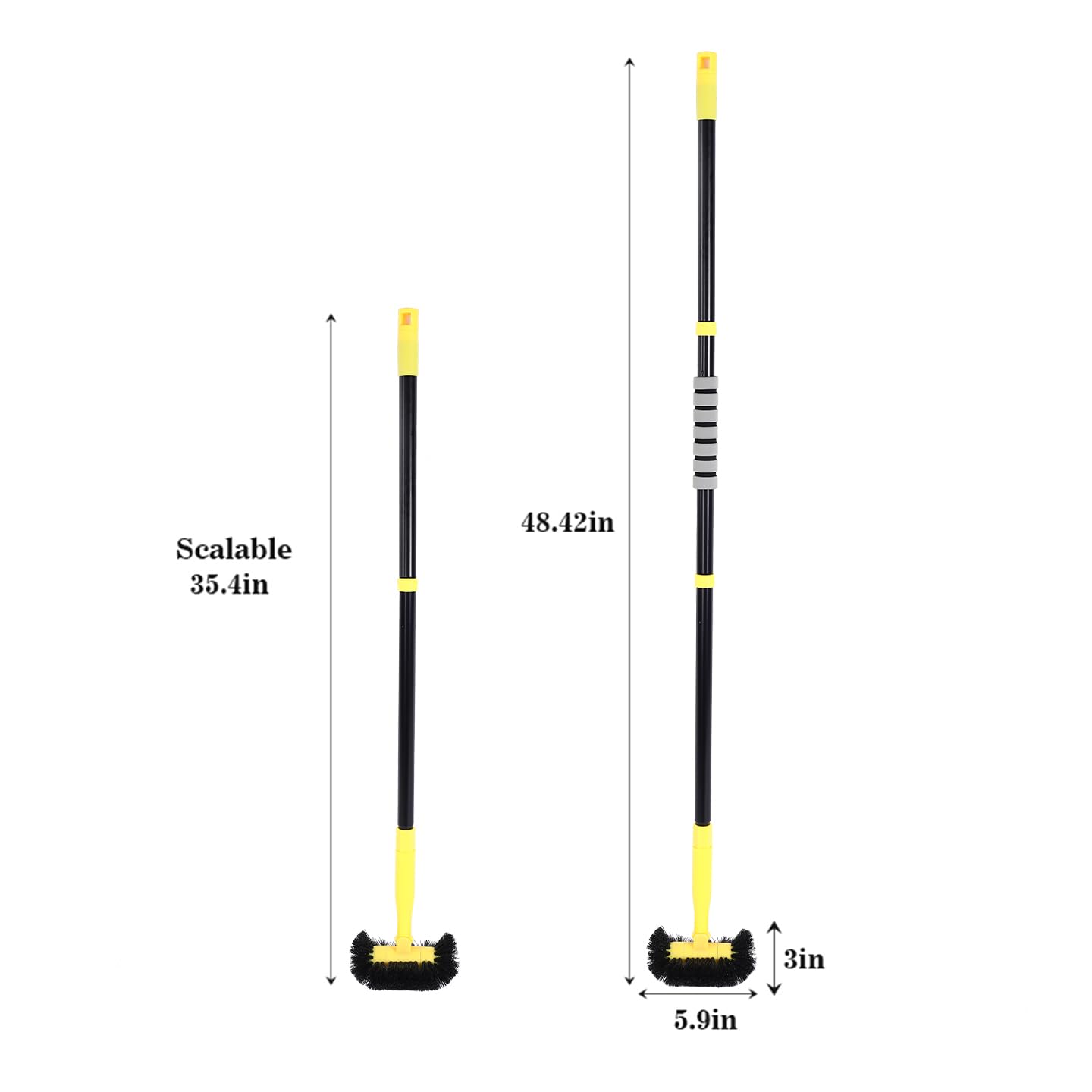 Grout Cleaning Brush with Long Handle