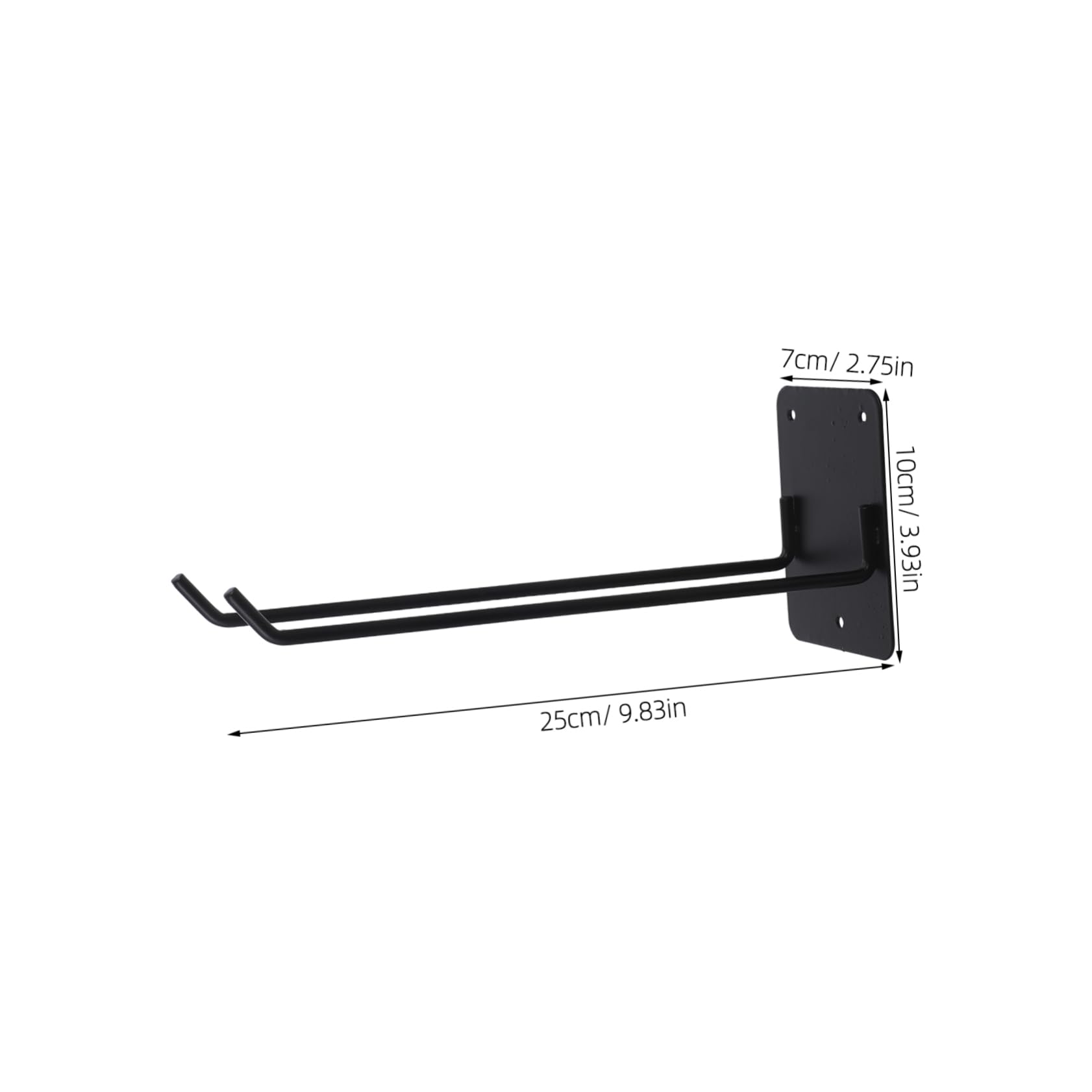 Wall Mount Broom Holder Garden Tool Organizer for Rakes Mops Hoses More Stylish Storage Rack with Screw for Indoor Outdoor Use