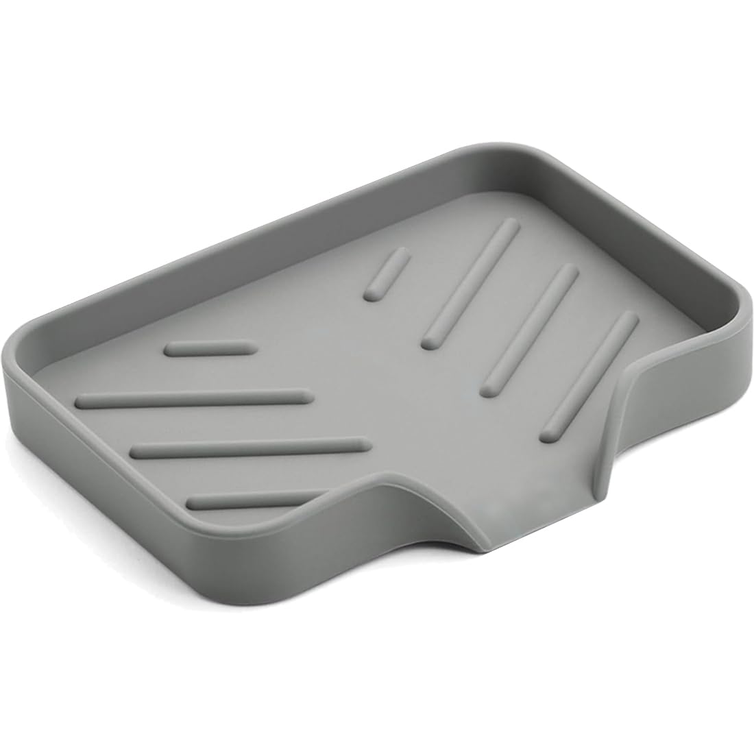 Sponge Holder with Drain Spout for Kitchen Sink