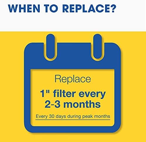 Air Filter 16x25x1 MERV 8 AC Filter (4 Count)