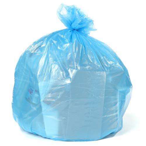 30 40 Gallon Recycling Trash Bags │ 1.2 Mil│ Blue Garbage Bag Liners │ 33” x 46” (100 Count)