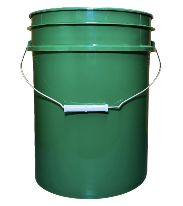 5 Gallon Premium HPDE Plastic Bucket (2 Count)