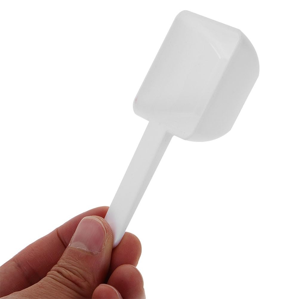 30pcs Plastic Measuring Spoons Laundry Powder Small Scoops for Home Use Reusable and Portable Scooper for Powders