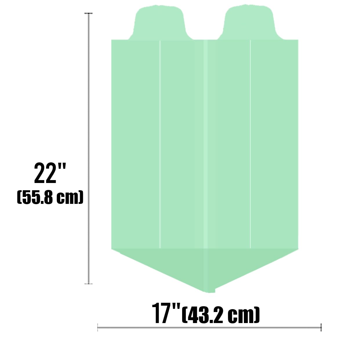 3 Gallon Flap Tie Compostable Trash Bags (100 Count)