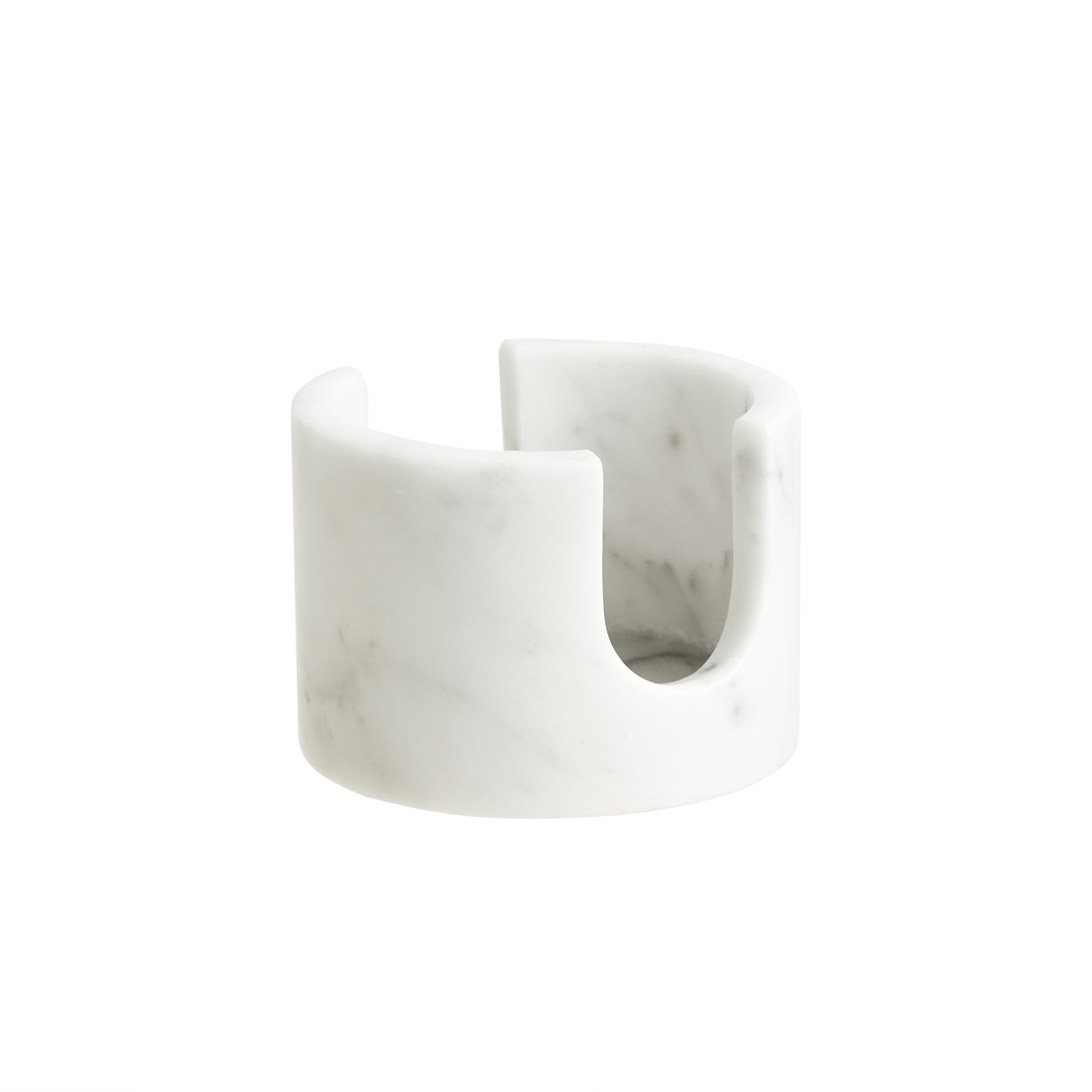 Natural Carrara White Marble Sponge Holder for Kitchen Sink Counter