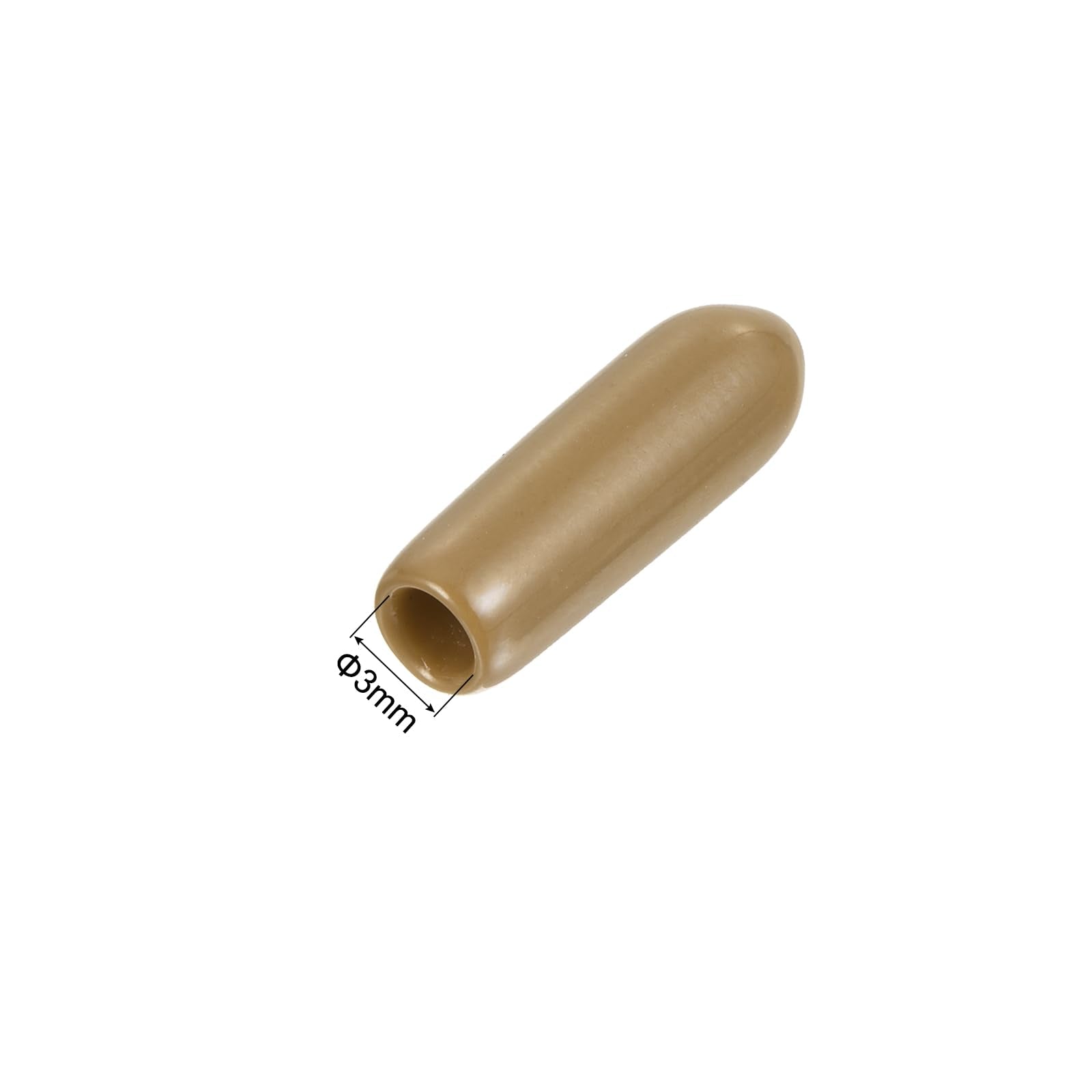 20pcs Rubber End Caps 3mm