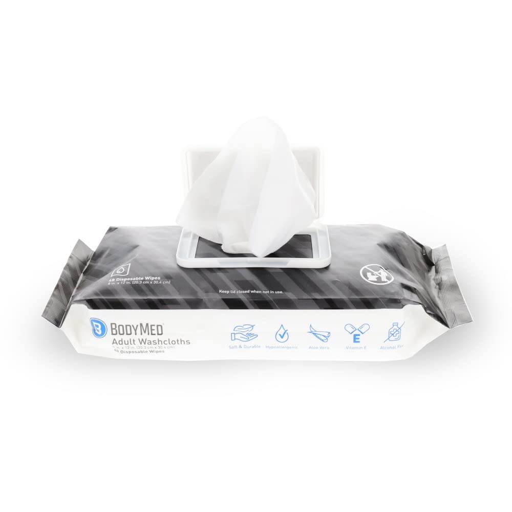 Adult Scent Free Disposable Incontinence Wipes (48 Count)