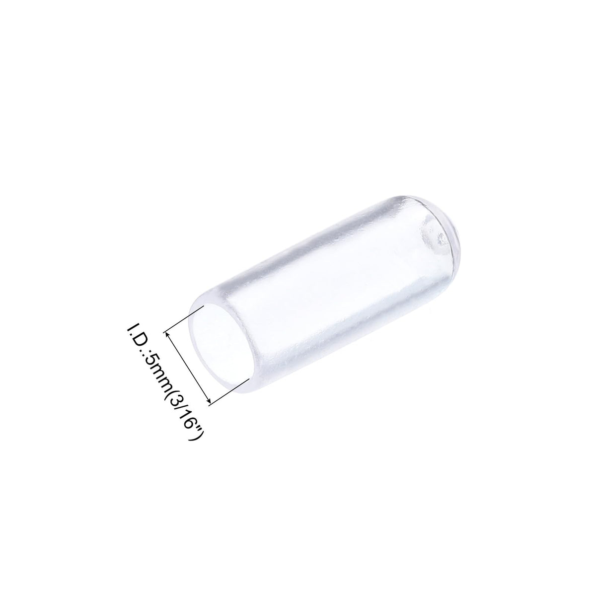 20pcs Rubber End Caps 5mm