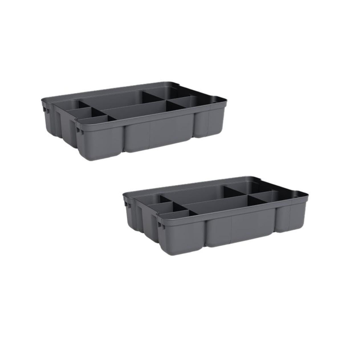 Storage Container Organizing Tray for Superio Bin or Drawer Plastic Organize Sewing (2 Count)