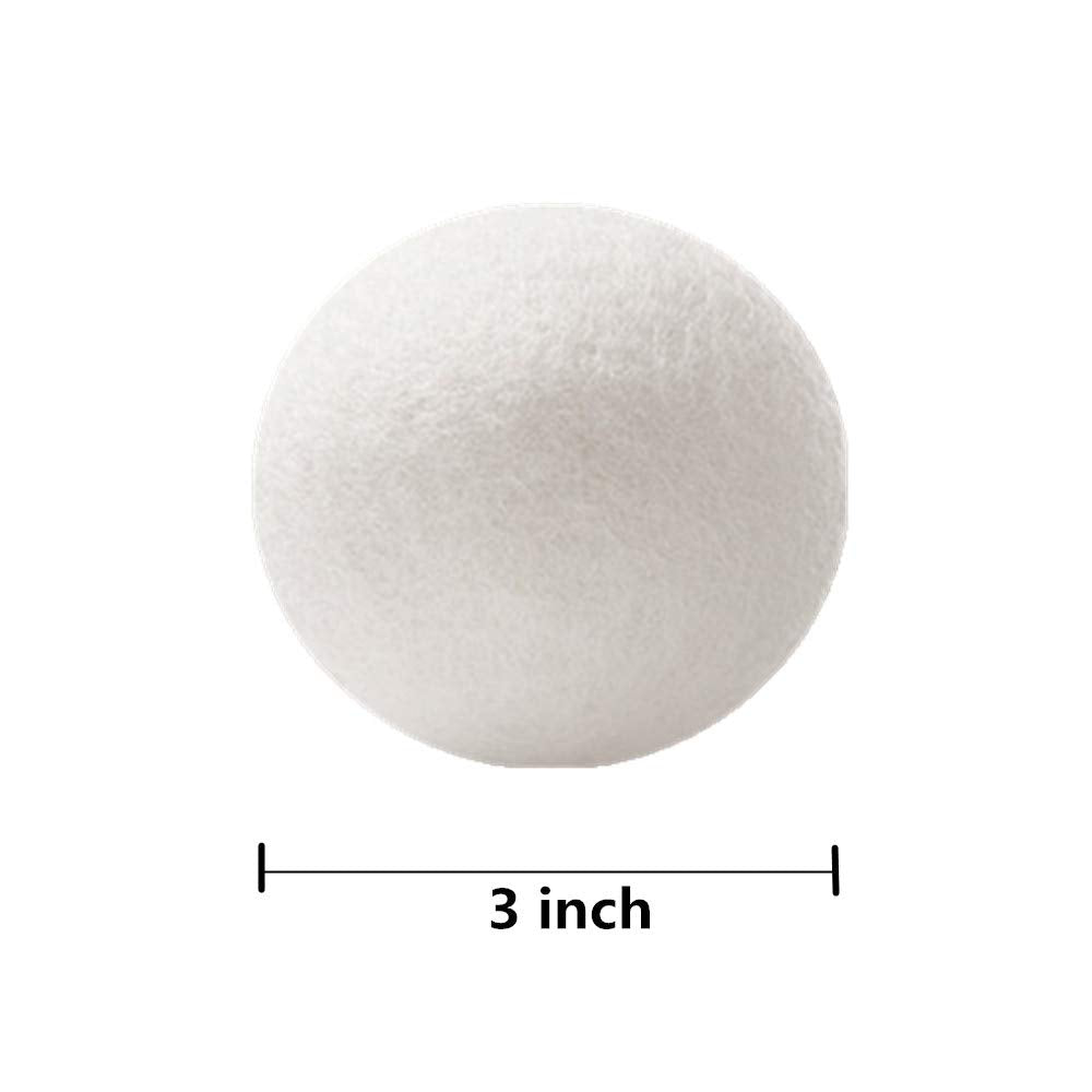 Wool Dryer Balls 6 Pack (6 Fl Oz)