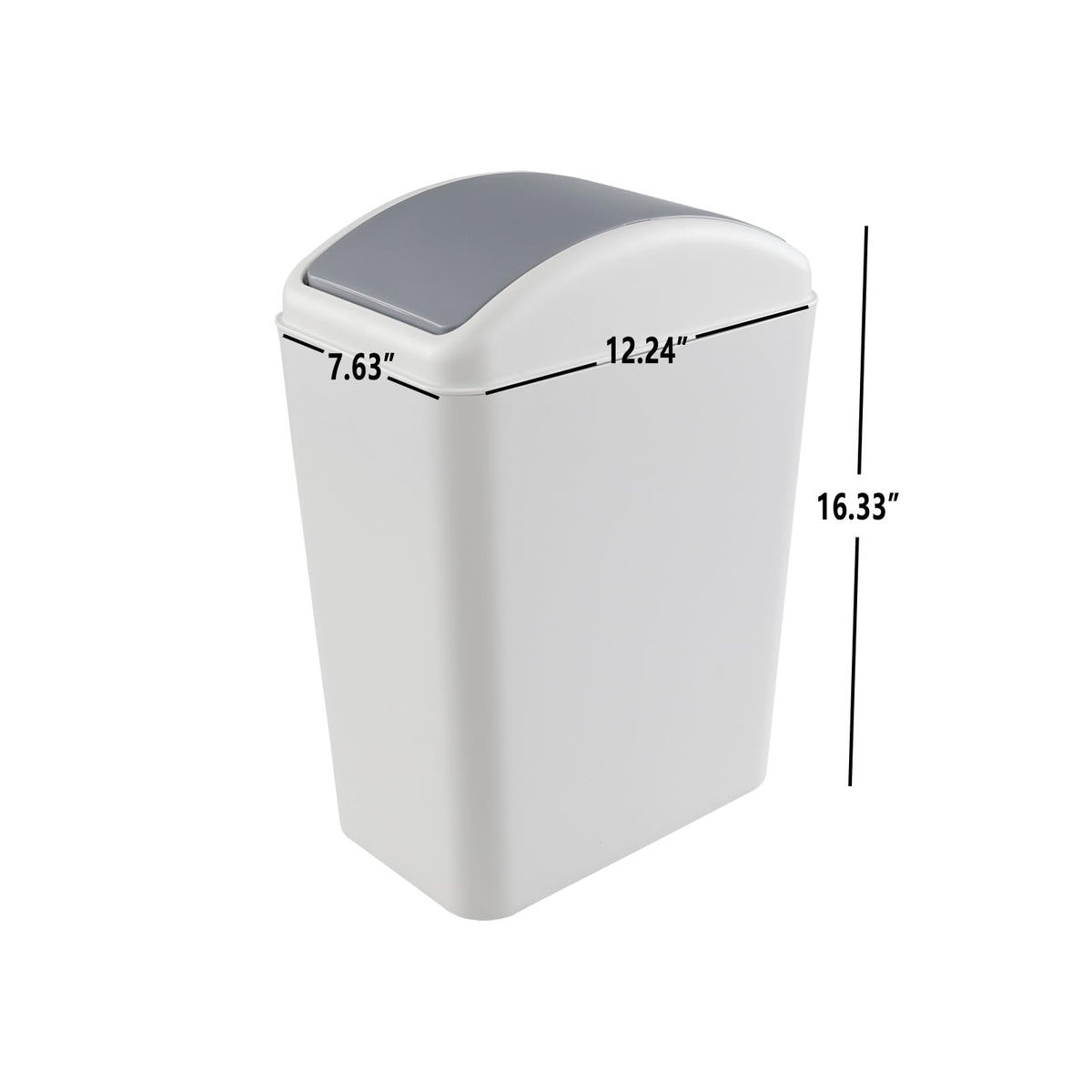 4.5 Gallon Swing Top Garbage Can (3 Count)