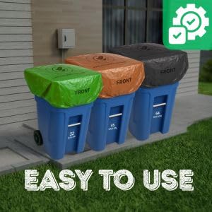 Outdoor Trash Can Lid Cover