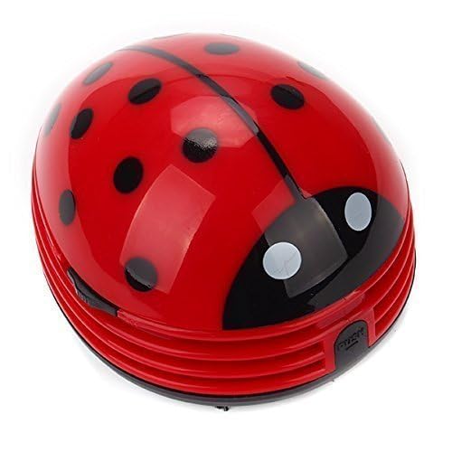 Mini Portable Handheld Cordless Tabletop Crumb Sweeper Desktop Dust Vacuum Cleaner Cute Cartoon Battery Operated