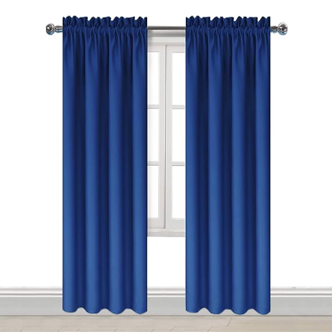 Blackout Curtains for Bedroom Living Room 52 x 95 Inch Long 2 Panels (2 Count)