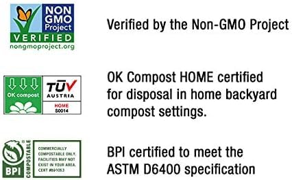 4 Gallon Compostable Trash Bags by BioBag (75 Count)