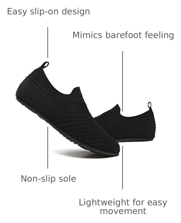 Adult Indoor House Slippers Socks Travel Lightweight Comfort Non Slip Grip House Floor Home Shoes for Women Men