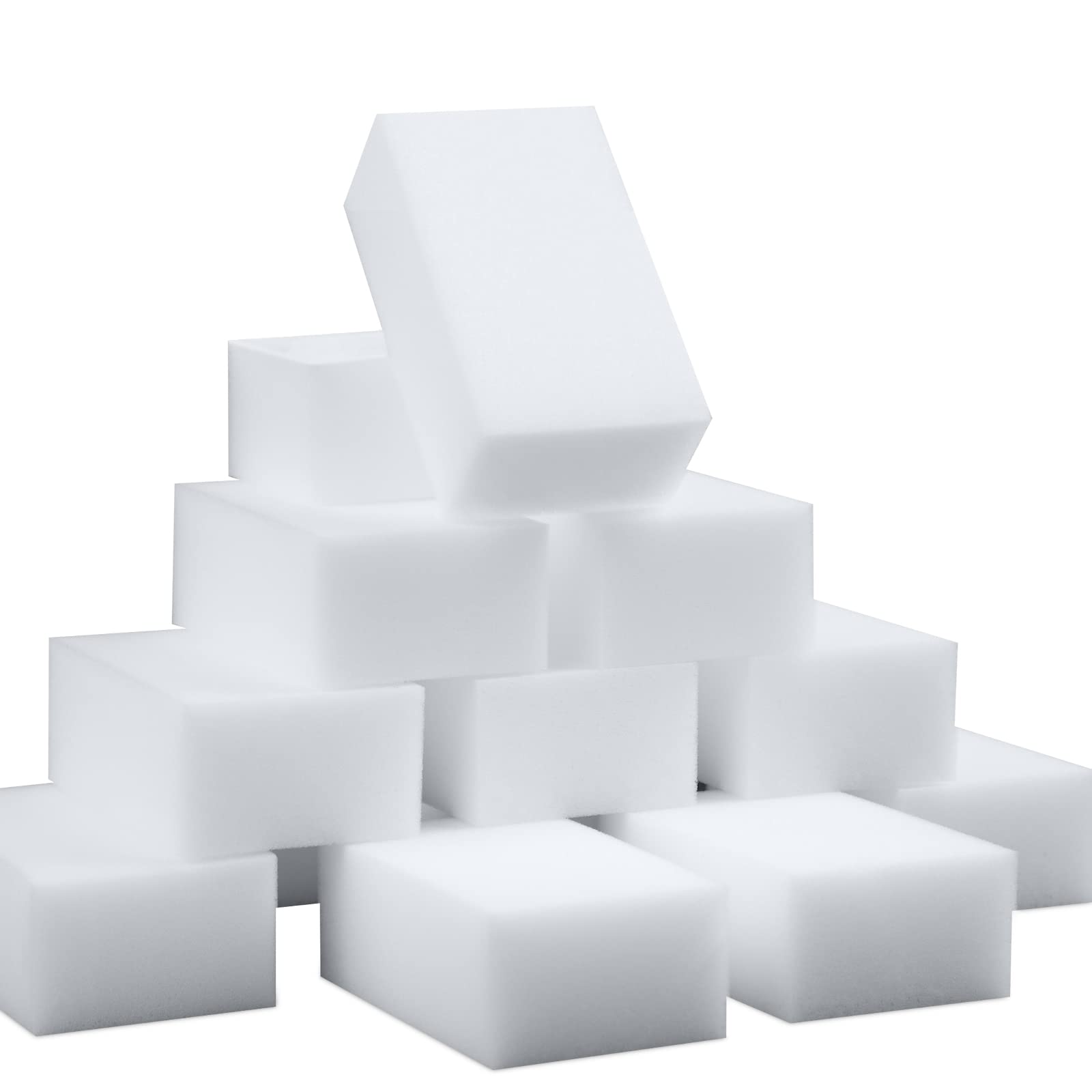 100 Pack Magic Sponge Eraser Extra Thick and Long Lasting Melamine Cleaning Sponges in Bulk (100 Count)