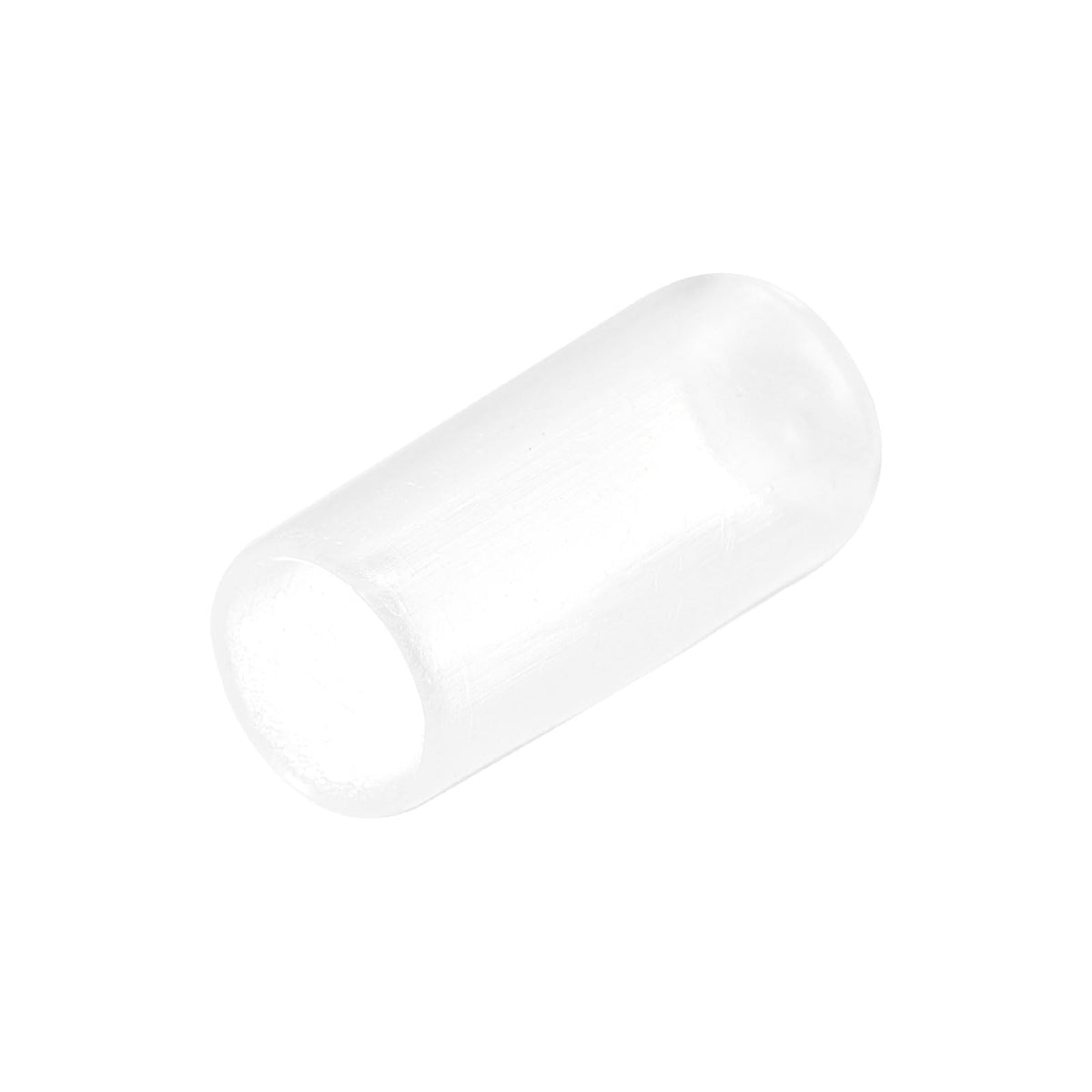 20pcs Rubber End Caps 7mm ID Vinyl PVC Round Tube Bolt Cap Cover Screw Thread Protectors Clear