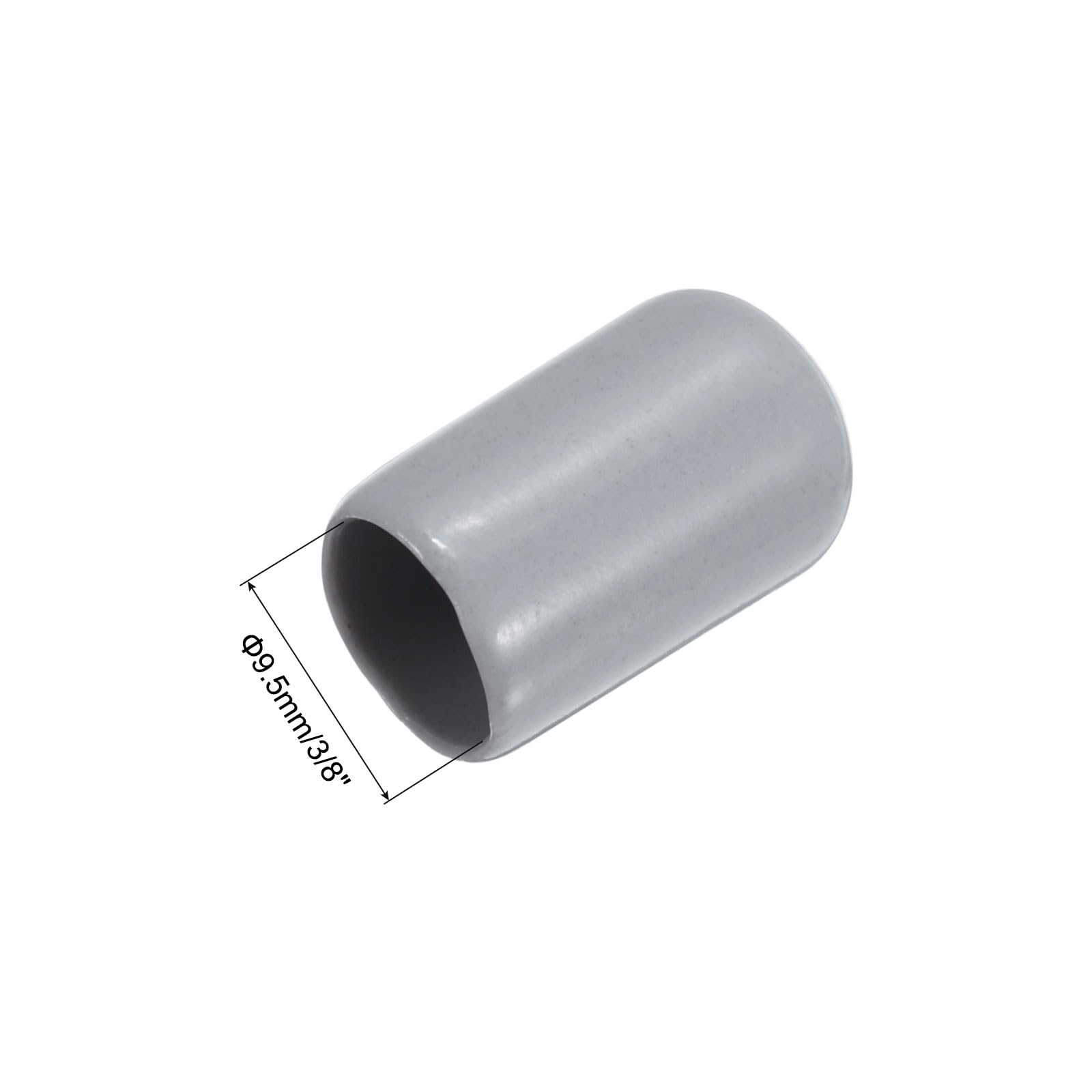 20pcs Rubber End Caps 9.5mm