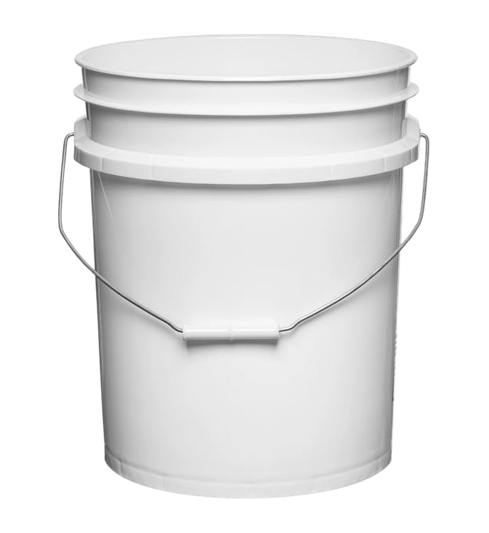 5 Gallon Premium HPDE Plastic Bucket (3 Count)