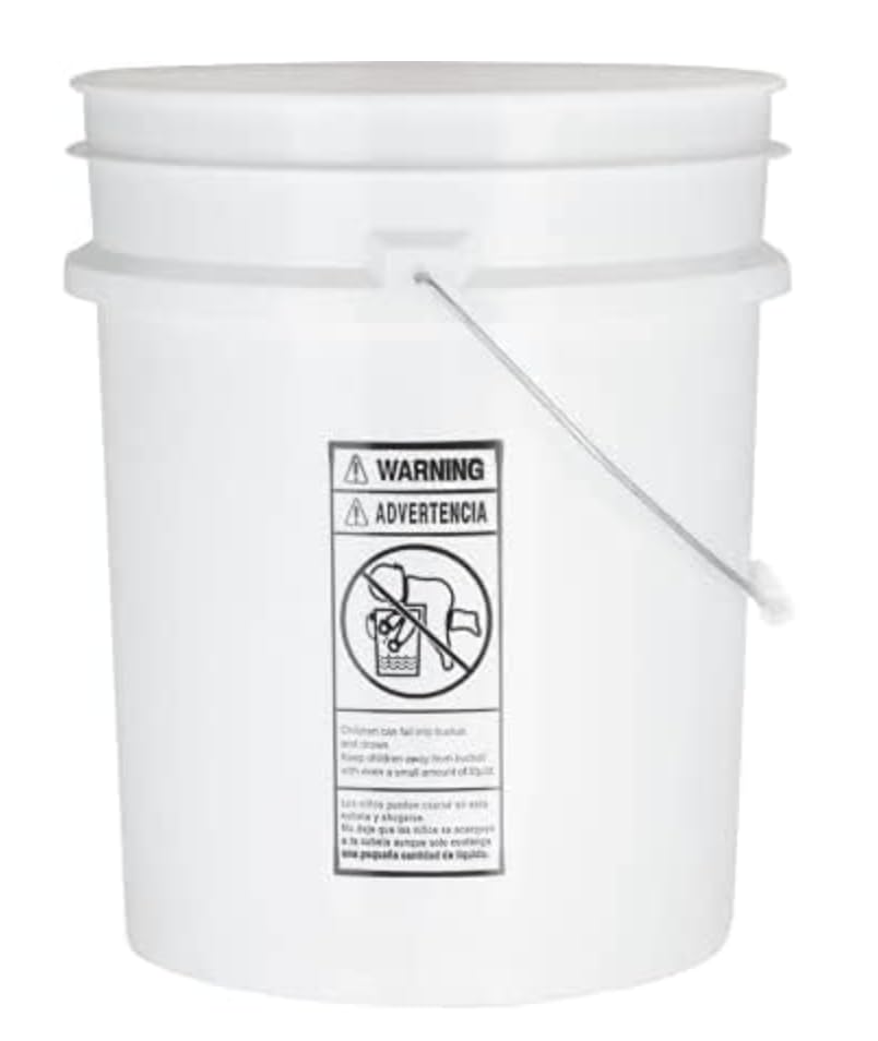 5 Gallon Premium HPDE Plastic Bucket