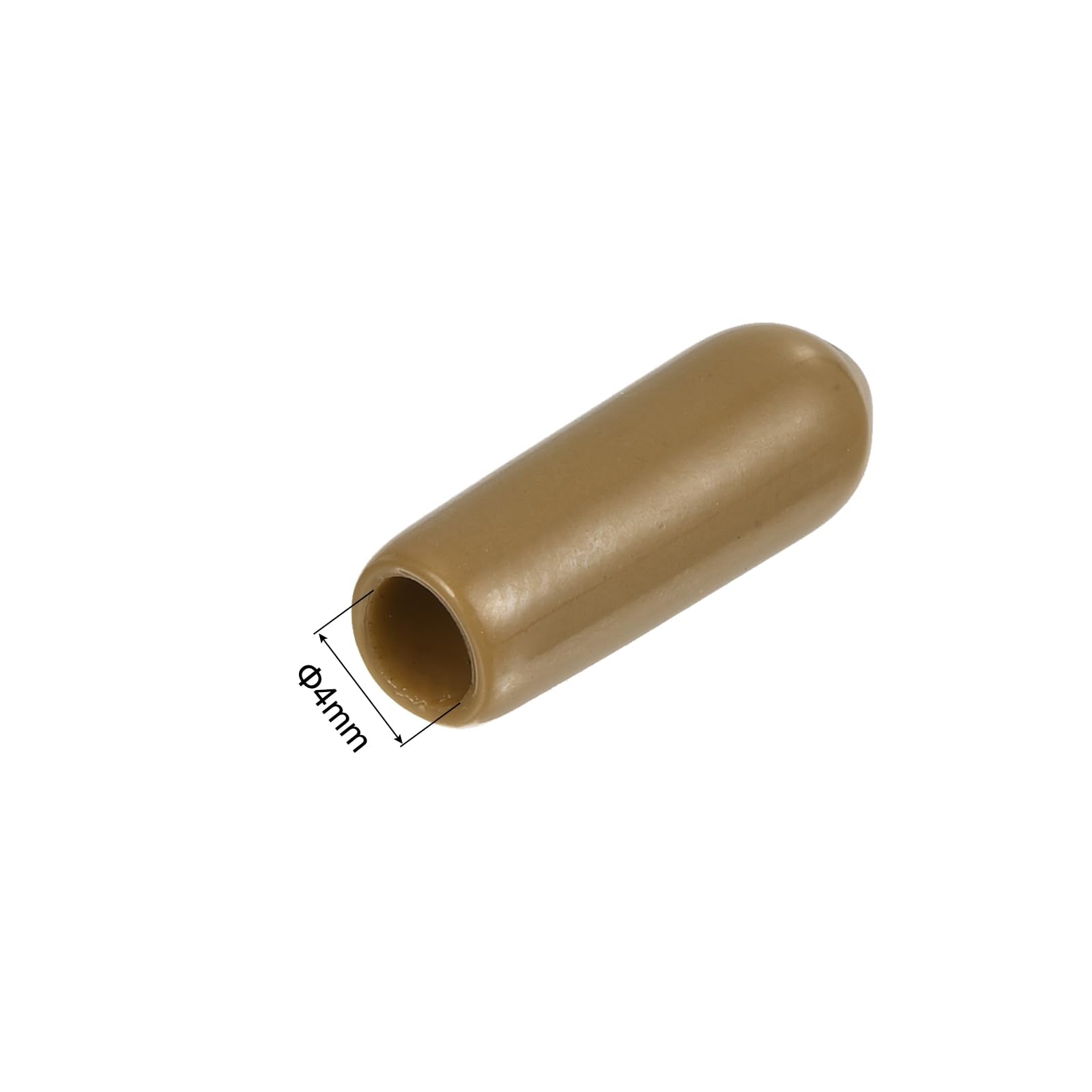 20pcs Rubber End Caps 4mm