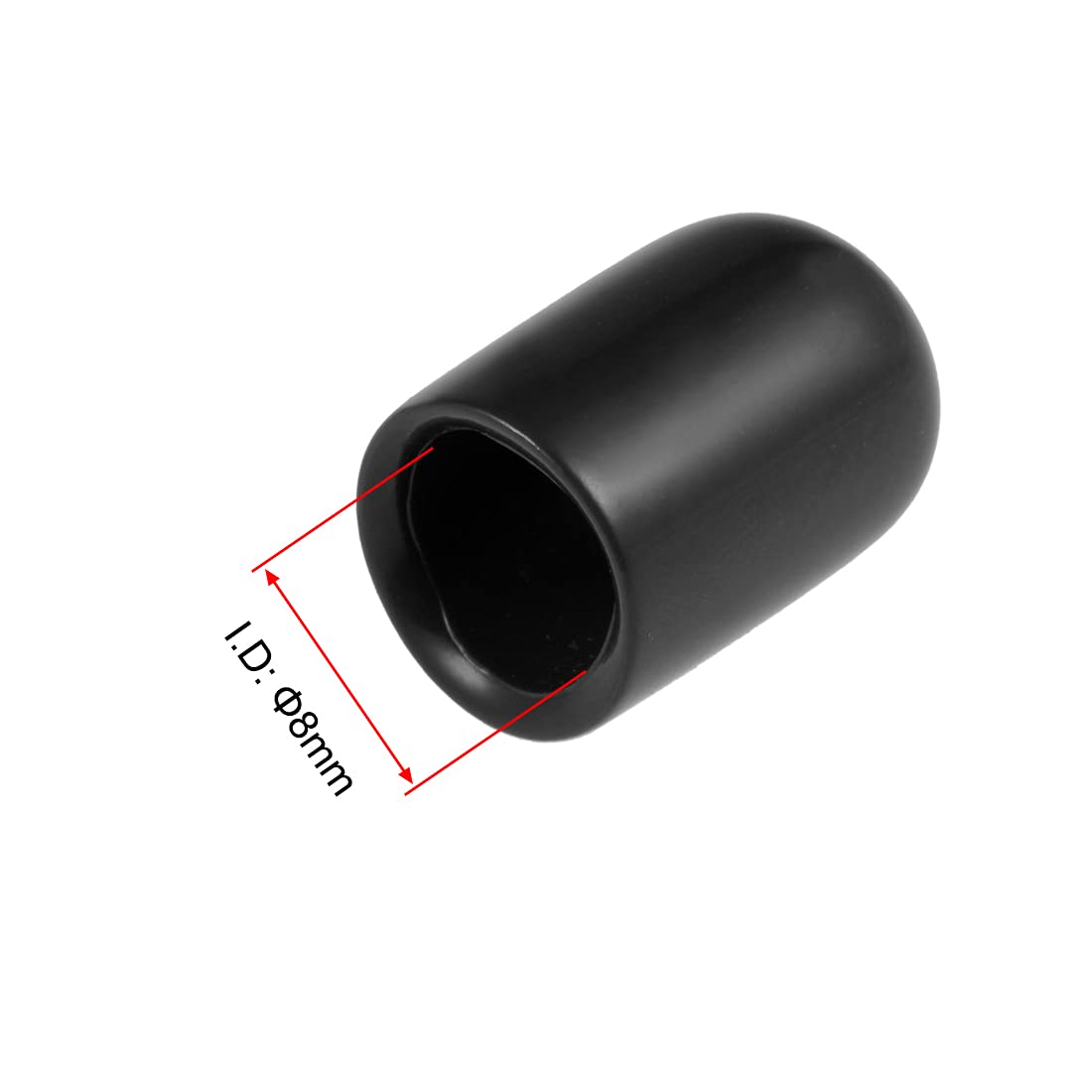 20pcs Rubber End Caps 5 (20 Count)