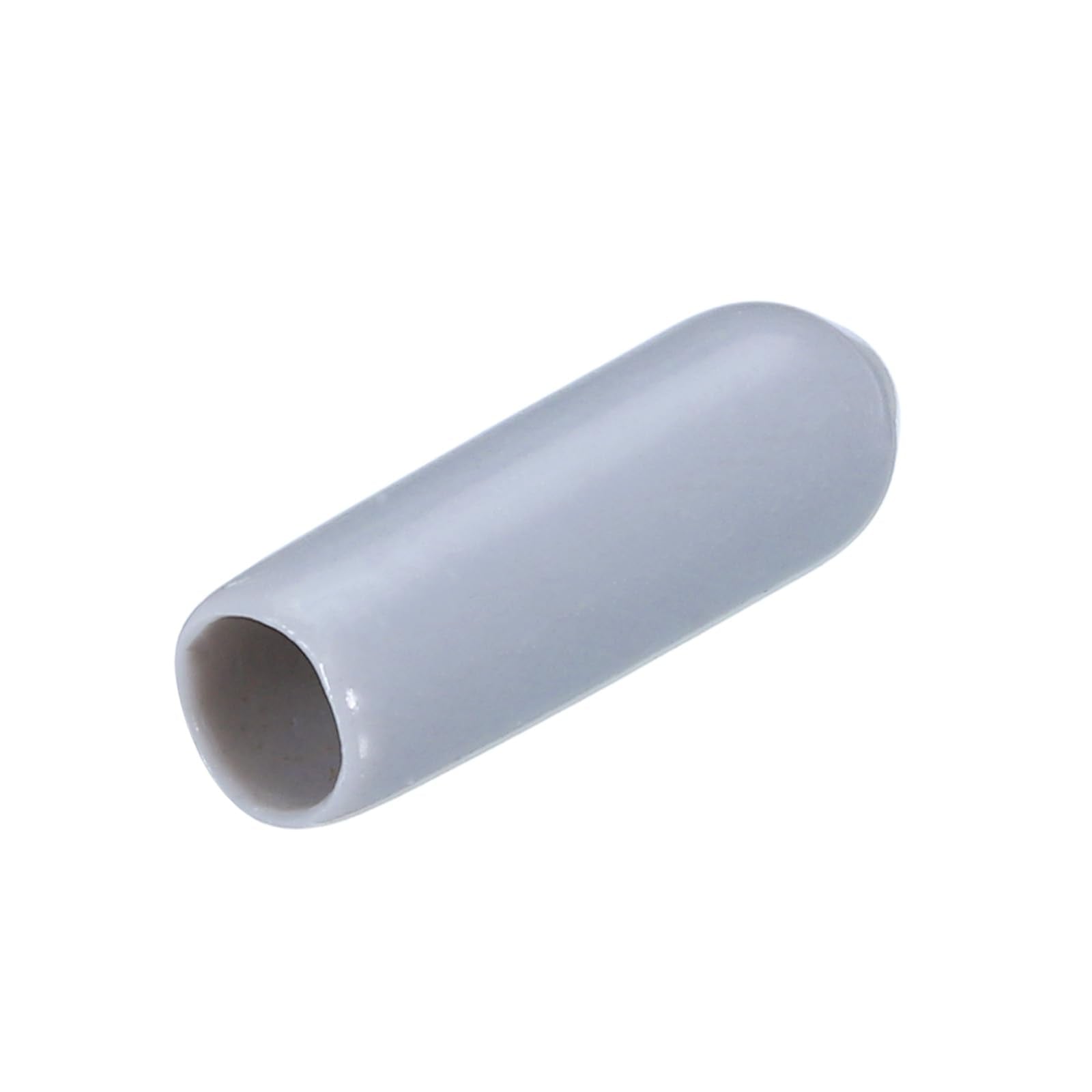 20pcs Rubber End Caps 4mm ID Vinyl PVC Round Tube Bolt Cap Cover Screw Thread Protectors Grey