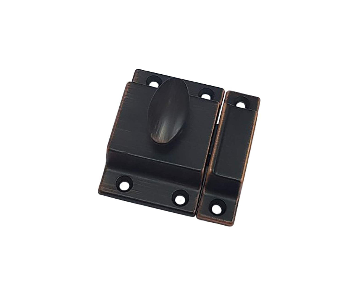 Traditional Large Oval Turn Cabinet Latch (4 Count)