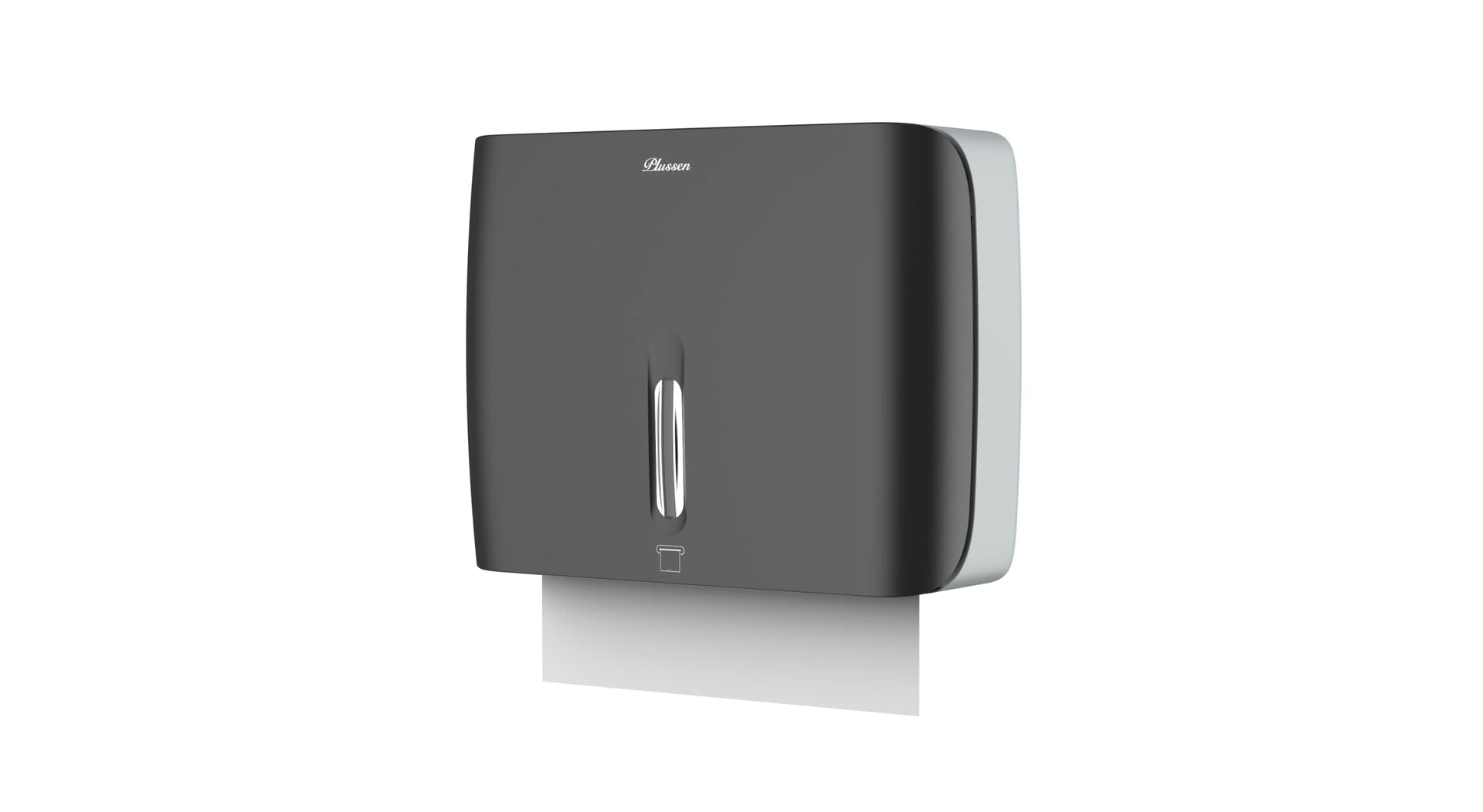 Paper Towel Dispenser Wall Mount Commercial with Key Lock Compact Multifold Paper Towels Dispenser Wall Mount Folded Hand Towel Dispenser Holder for Bathroom Office Kitchen