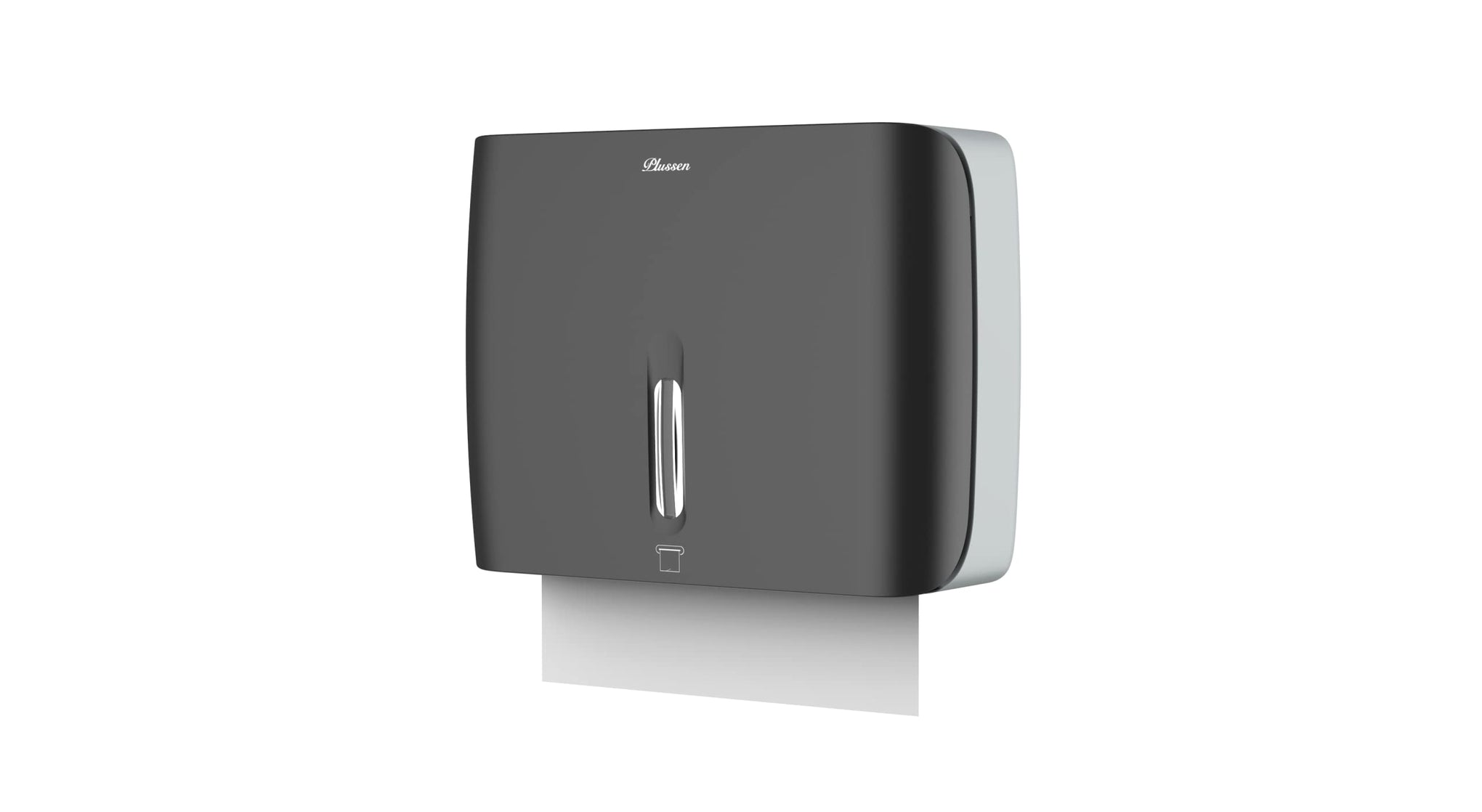 Paper Towel Dispenser Wall Mount Commercial with Key Lock Compact Multifold Paper Towels Dispenser Wall Mount Folded Hand Towel Dispenser Holder for Bathroom Office Kitchen