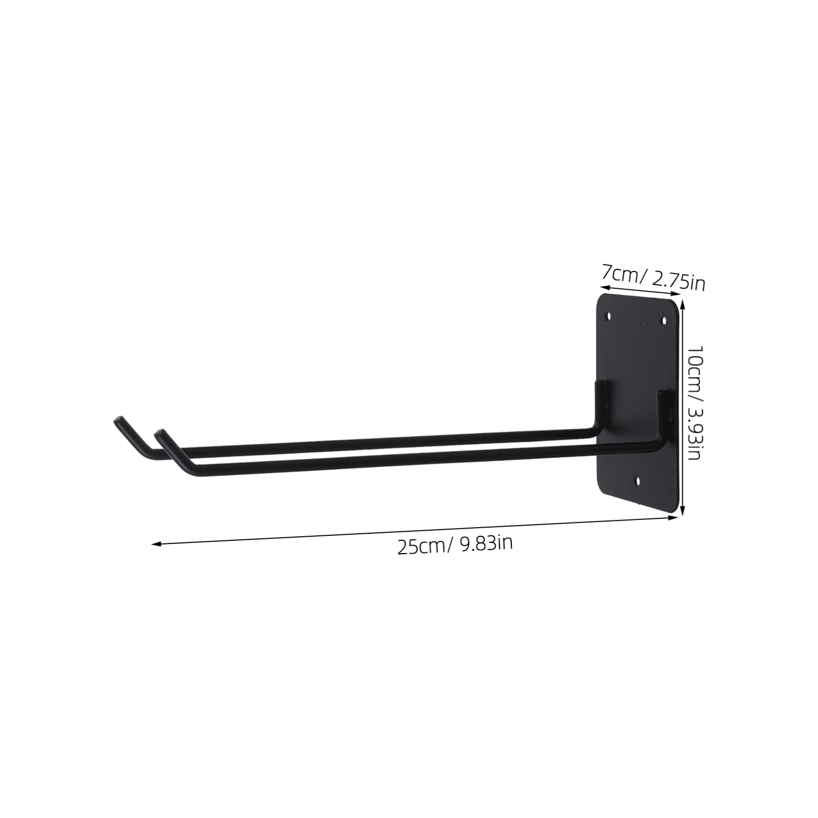 Wall Mounted Mop Holder Rack Heavy Duty Garden Tool Organizer for Brooms Mops and Garden Equipment Design Screw for Easy Installation