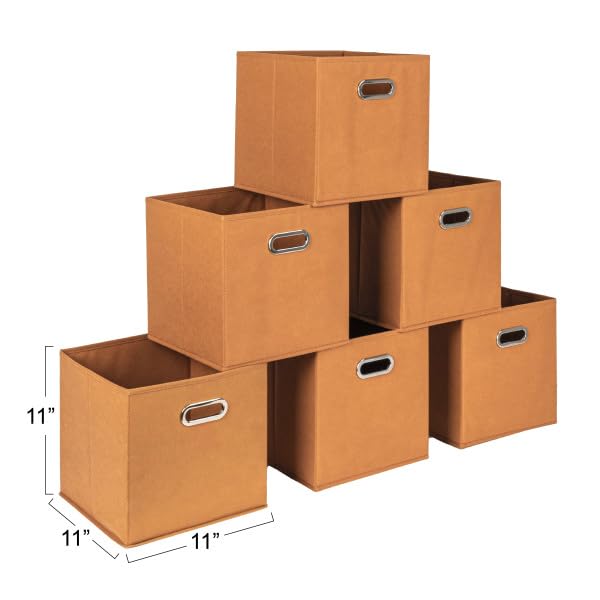 Fabric Storage Bins 6 Piece Set
