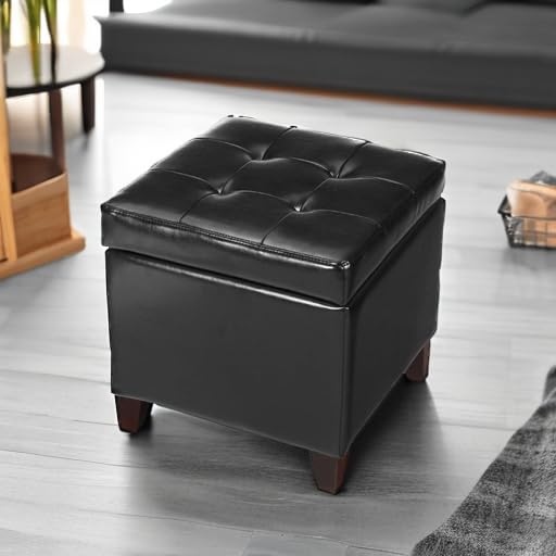 Storage Ottoman Foot Rest Stool