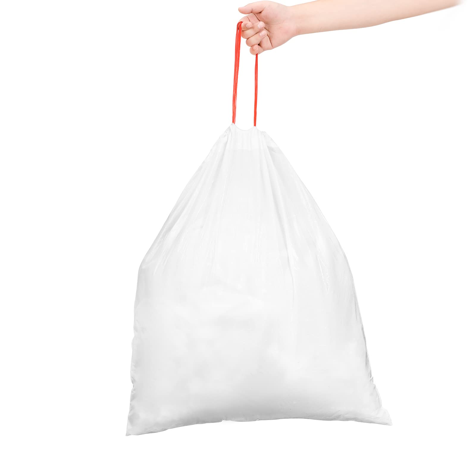 Small Trash Bag 4 Gallon Drawstring Garbage Bags For Small Trash Cans 2 (100 Count)