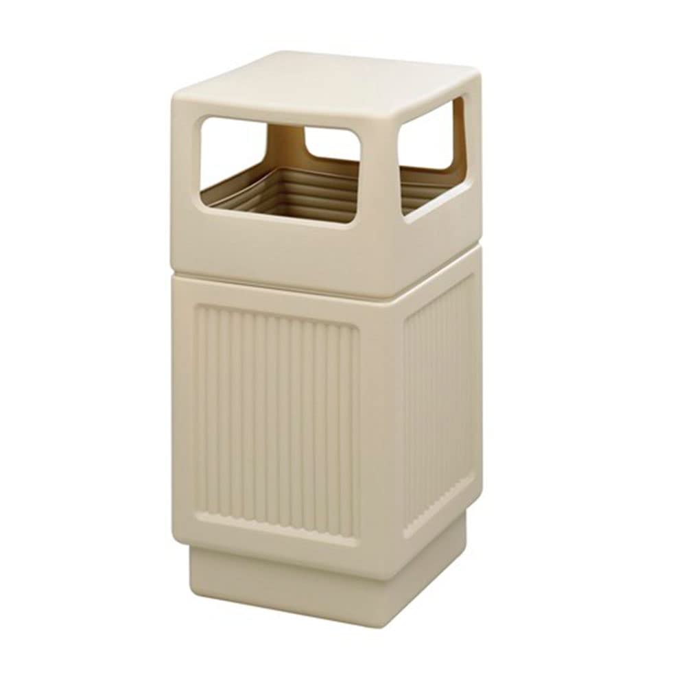 Canmeleon Recessed Panel Indoor Outdoor Trash Can