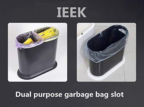 Plastic Trash Can with Press Top Lid