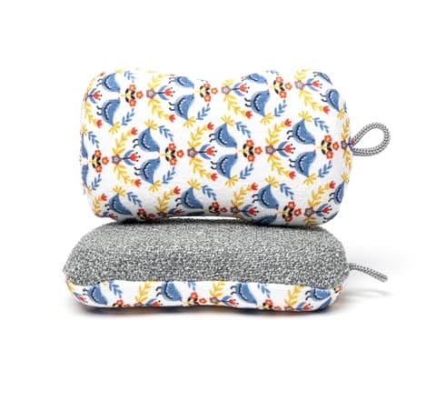 MÜkitchen Premium Microfiber Sponge Set for Dishes and Cleaning (2 Count)