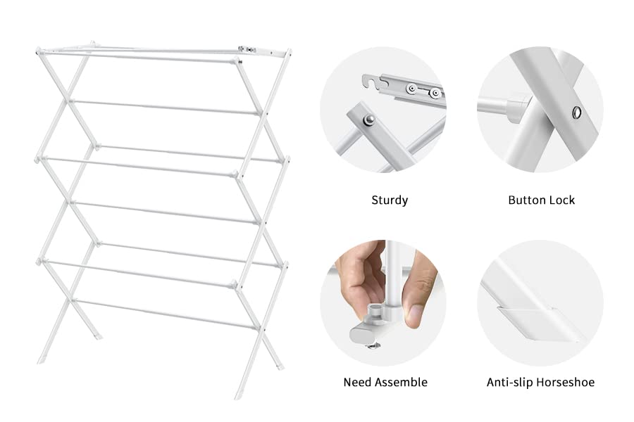 3 Tier Clothes Drying Rack