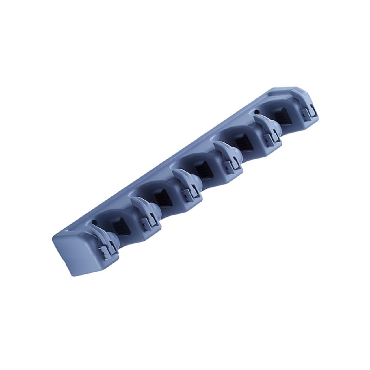 Wall mounted Mop Stand Bathroom Organizers for Holders Hook Wall Storage Organizer Kitchen Mop Broom Holder Over The Door Organizer Wall Mounted Storage Tool Storage Rack Blue