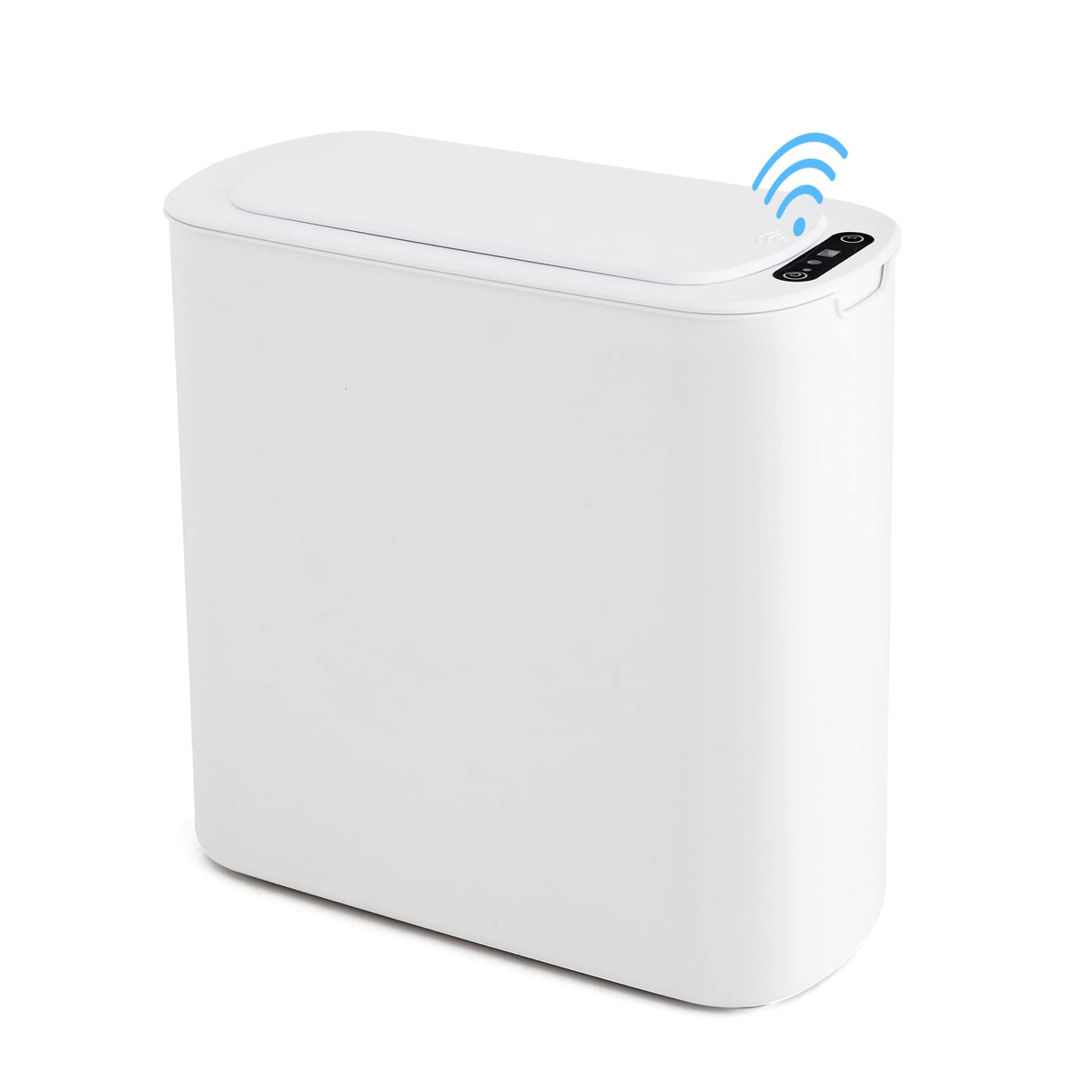 Automatic Small Bathroom Trash Can with Lid