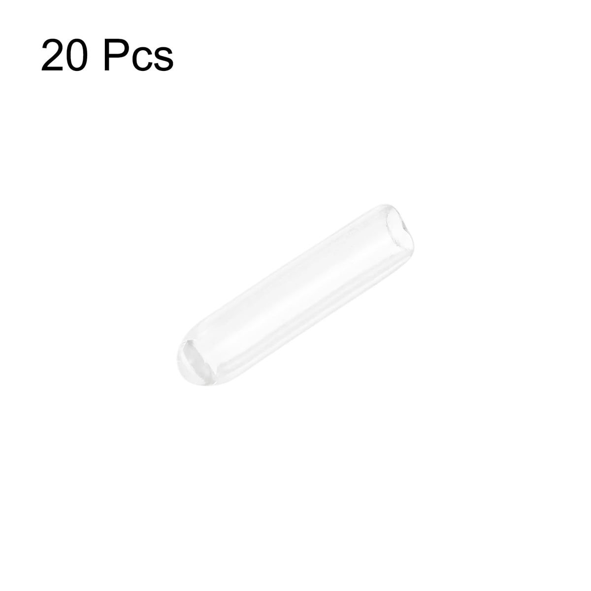 20pcs Rubber End Caps Protective Caps 2.5mm ID Vinyl PVC Round Tube Bolt Cap Cover Screw Thread Protectors