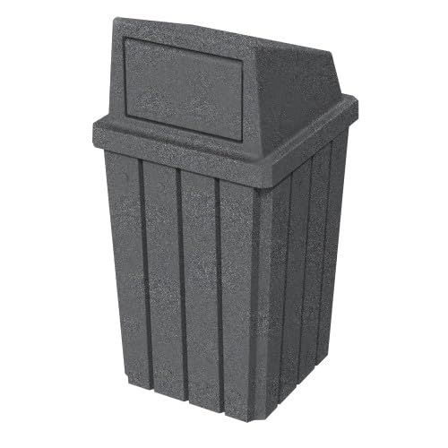 Campus Collection 32 Gallon Commercial Trash Can with Lid