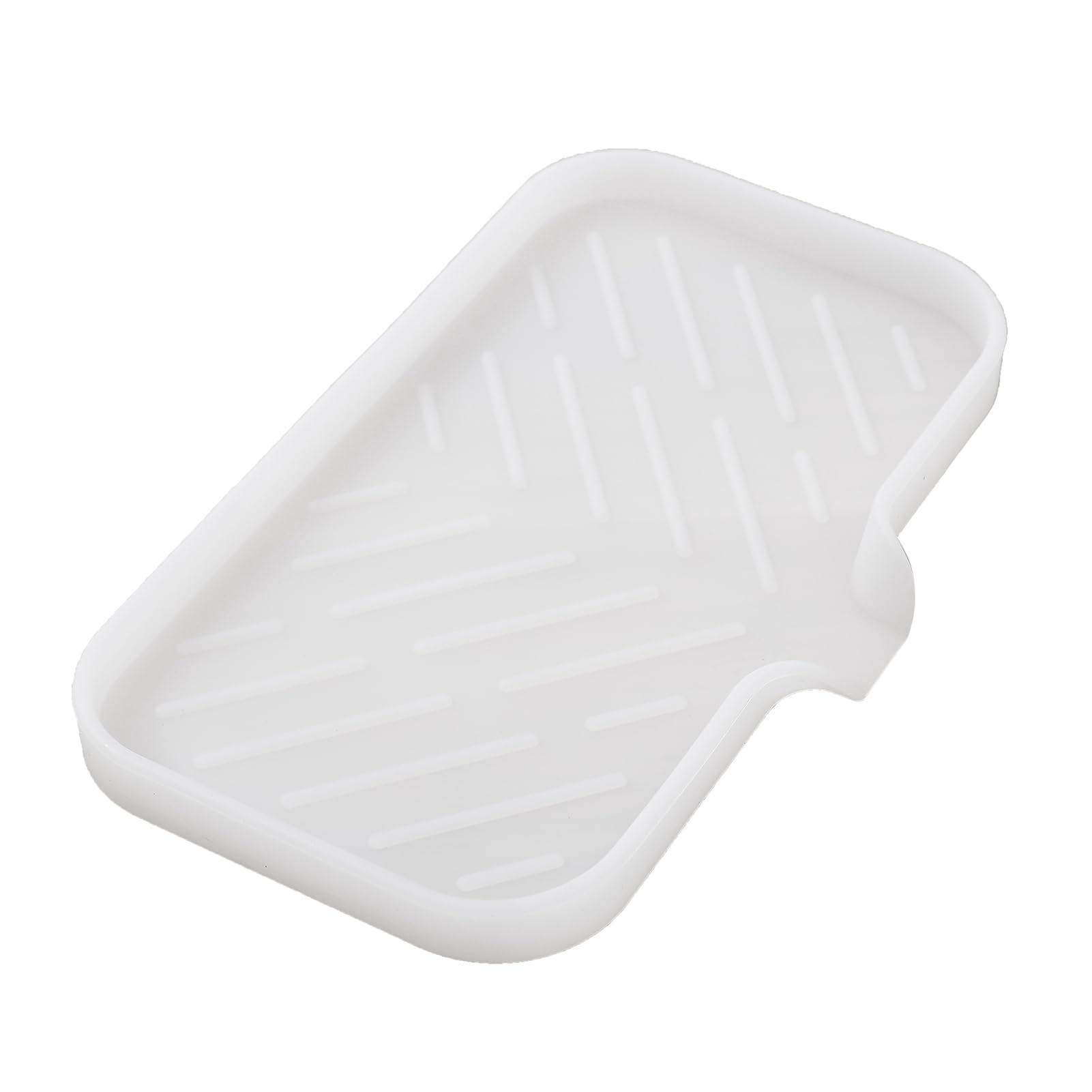 Silicone Soap Dish with Drain Spout