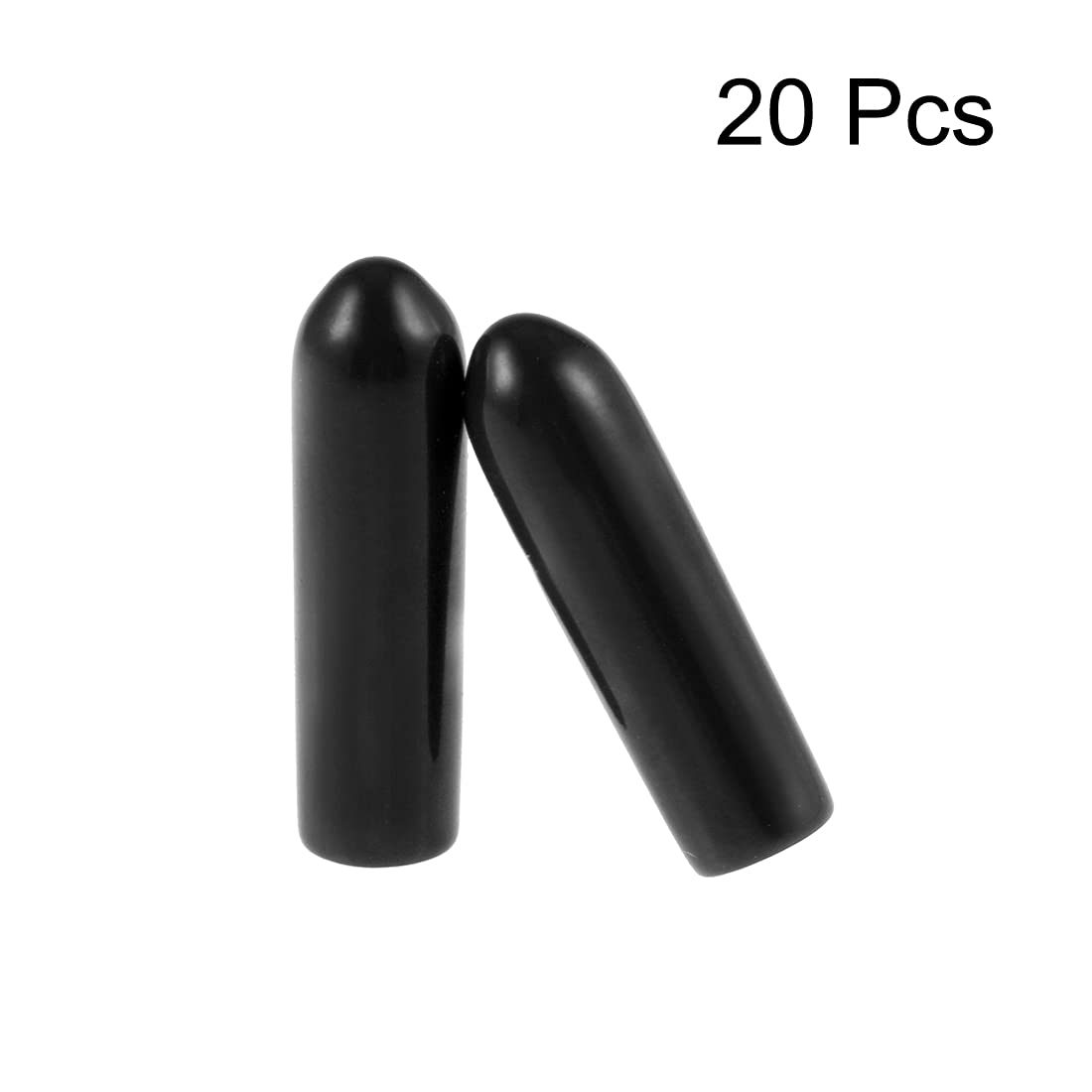 20pcs Rubber End Caps 1 (20 Count)